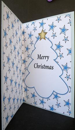 Christmas Tree Insert (blue) by Suzi Cooper