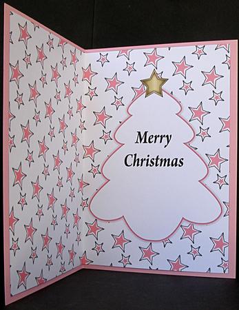 Christmas Tree Insert (pink Cerise) by Suzi Cooper