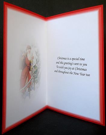 Santa Xmas Insert by Suzi Cooper