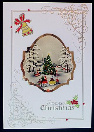 Vintage Christmas Scenes Toppers by Suzi Cooper