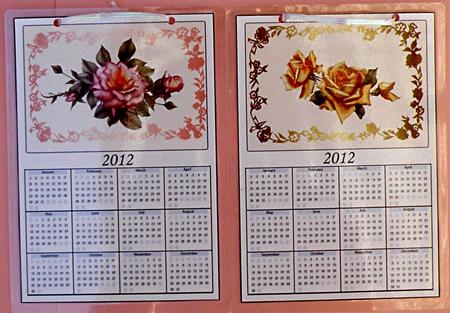 Rose Calendars by Suzi Cooper