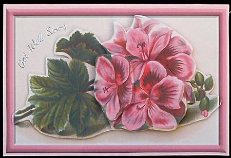Pink Flower Easy to Cut Decoupage by Suzi Cooper