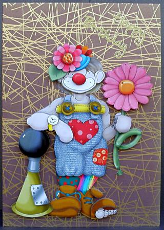 Horny Clown Doodles by Suzi Cooper