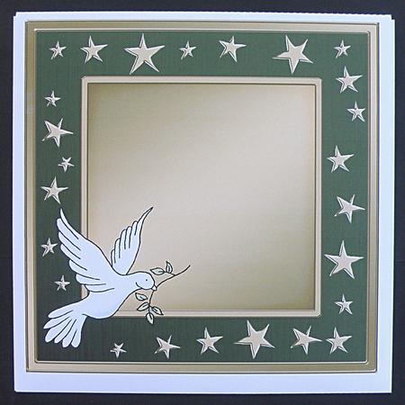 Xmas Doves 8 x 8 Envelope Kit by Suzi Cooper