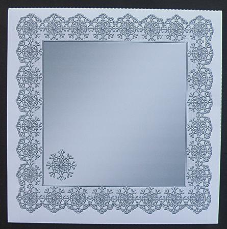 Xmas Metallic Snowflakes 8 x 8 Envelope Kit by Suzi Cooper