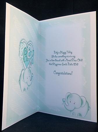 Baby Nellie in Mint Custom Verse Insert by Suzi Cooper