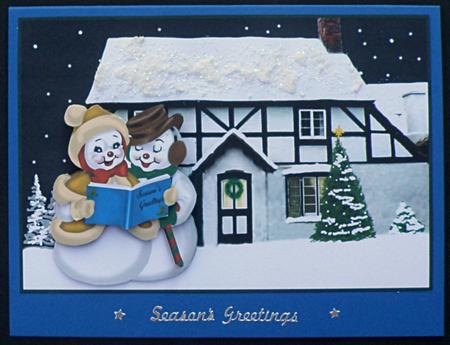 Snow People Carolers by Suzi Cooper