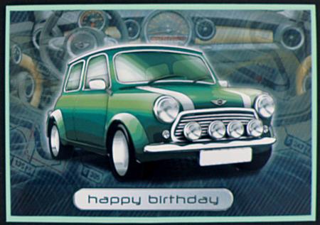 Happy Birthday Brother Mini Classic Green by Suzi Cooper
