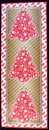 Christmas Trees Multipyramid (red) by Suzi Cooper