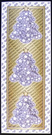 Christmas Trees Multipyramid (medium Lilac) by Suzi Cooper