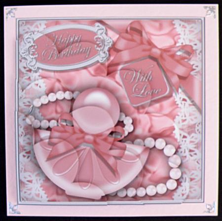 Perfume Lace N Pearls Shell Edged Corner Side Stacker by Suzi Cooper