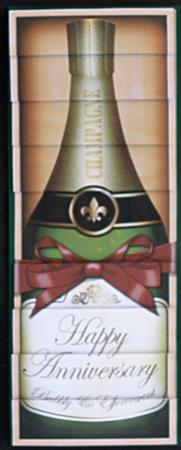 Dl Anniversary Champers in a Box with Top N Bottom Stacker by Suzi Cooper