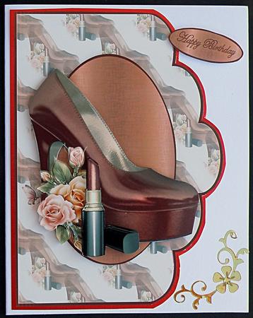 Elegant Red Shoes by Suzi Cooper