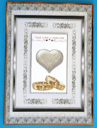 A4 True Love is Forever Wedding Day Card by Suzi Cooper