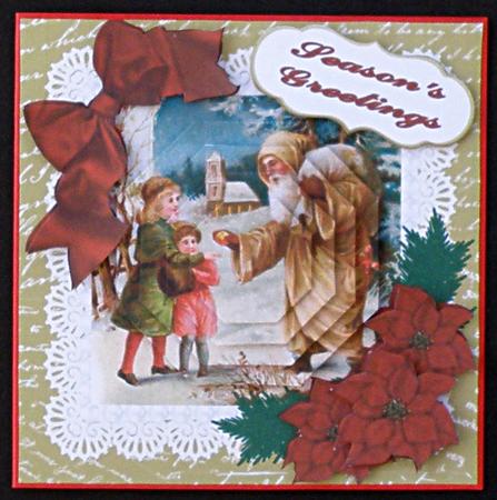 Golden Santa by Suzi Cooper
