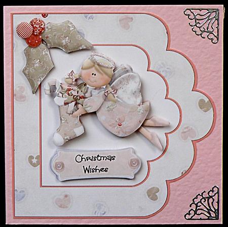Angel Wishes 7x7 Double Scallop by Suzi Cooper
