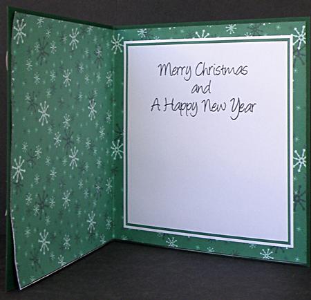 Square Bright Snowflakes Christmas Inserts by Suzi Cooper