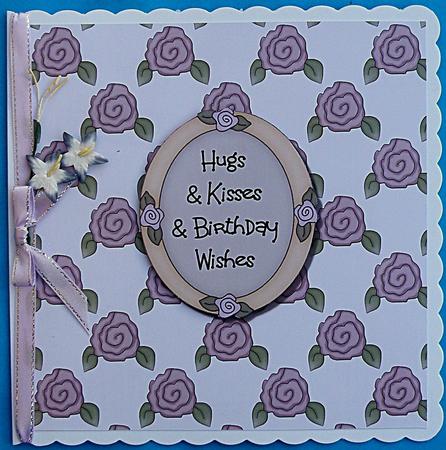 My Special Place 8 x 8 Insert Lilac by Suzi Cooper