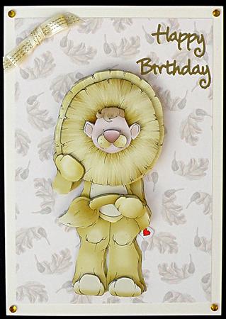Teddy Lion Doodles by Suzi Cooper