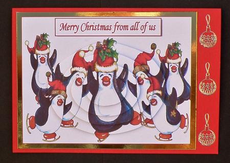 Merry Christmas from All of Us Oval Pyramid by Suzi Cooper