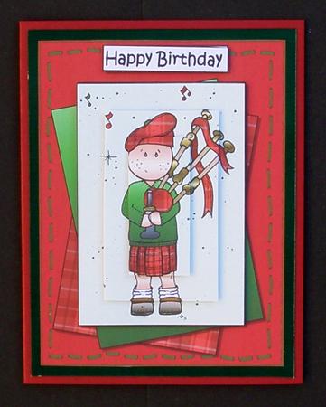 Hamish Mcbagpipe Pyramid by Suzi Cooper