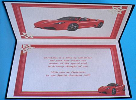 Insert Landscape Red Car by Suzi Cooper