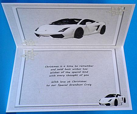 Mens Landscape White Car Verse by Suzi Cooper