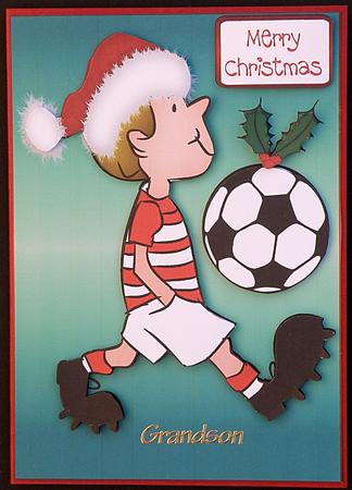 Red Footie Christmas by Suzi Cooper