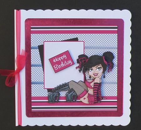 Pink on the Wire Delores D'ammage Step by Step by Suzi Cooper