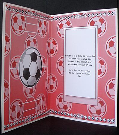 Football Dude Insert Red by Suzi Cooper