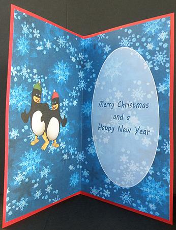 Dancing Penguins Insert by Suzi Cooper