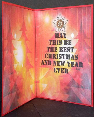 Christmas Steampunk Sunset Insert by Suzi Cooper