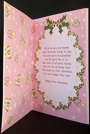 Babys First Christmas Insert 7 by Suzi Cooper