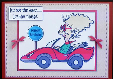 Aggie Says It's Not the Years Quick Card by Suzi Cooper