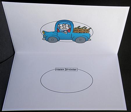 Gus Dont Drink and Drive Insert by Suzi Cooper