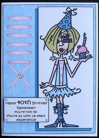 J.j. Says 40 is the New 30 Quick Card by Suzi Cooper