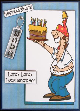 Lordy Lordy Jim is 40 Quick Card by Suzi Cooper