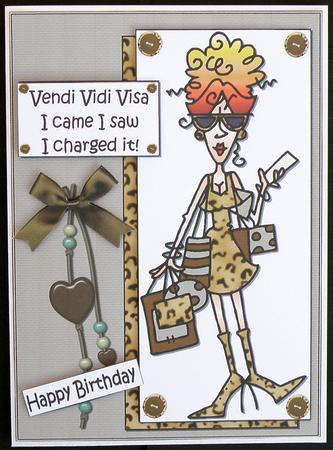 Rita Shops with Visa Quick Card by Suzi Cooper