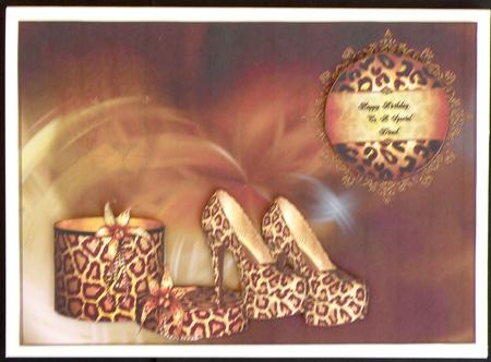 A4 Jaguar Card by Suzi Cooper