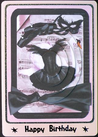 The Black Swan Ballet Oval Pyramid by Suzi Cooper