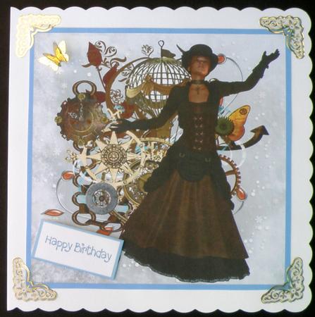 Celebrating Steampunk 8x8 Topper by Suzi Cooper