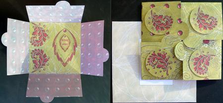 Golden Dovetail Card & Envelope Kit by Suzi Cooper