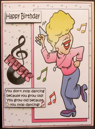 The Dancing Queen Quick Card by Suzi Cooper
