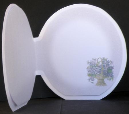 Lilac Flowers Wordaround Insert by Suzi Cooper