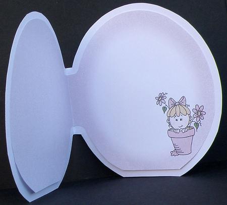 Flowerpot Girl Wordaround Insert by Suzi Cooper