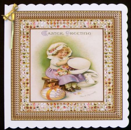 Vintage Easter 8x8 Decoupage Topper by Suzi Cooper
