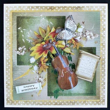 Ablaze with Music and Colour 5x5 Step by Step by Suzi Cooper