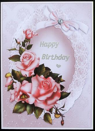 Roses and Bows Quick Card by Suzi Cooper
