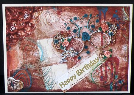 Steampunked Specs A5 Shaped Pyramid Kit by Suzi Cooper