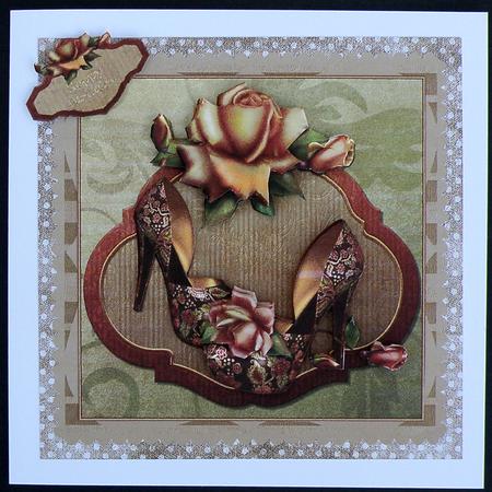 Burnished Roses and Shoes by Suzi Cooper